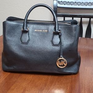 Michael Kors Camille Large Leather Satchel